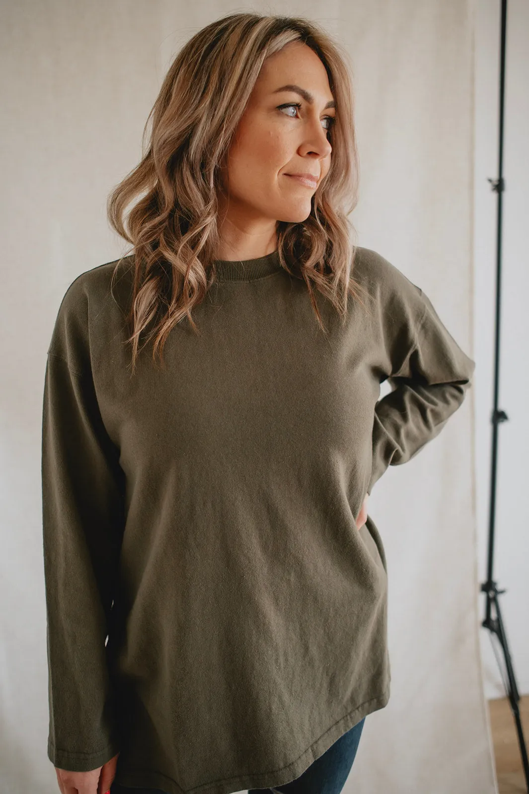 The Sunday Tee by Le Bon Shoppe - Olive Green