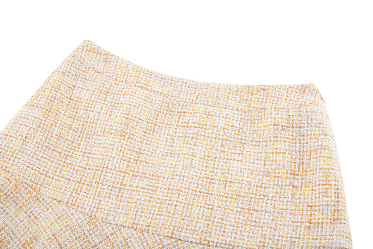 Tweed Flare Skirt