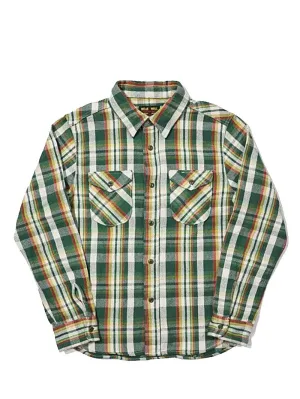 UES Clothing 502351 Heavy Flannel Shirt Green