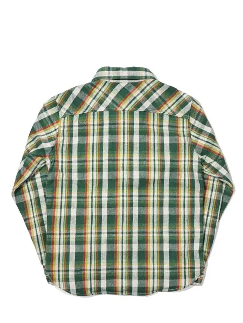 UES Clothing 502351 Heavy Flannel Shirt Green