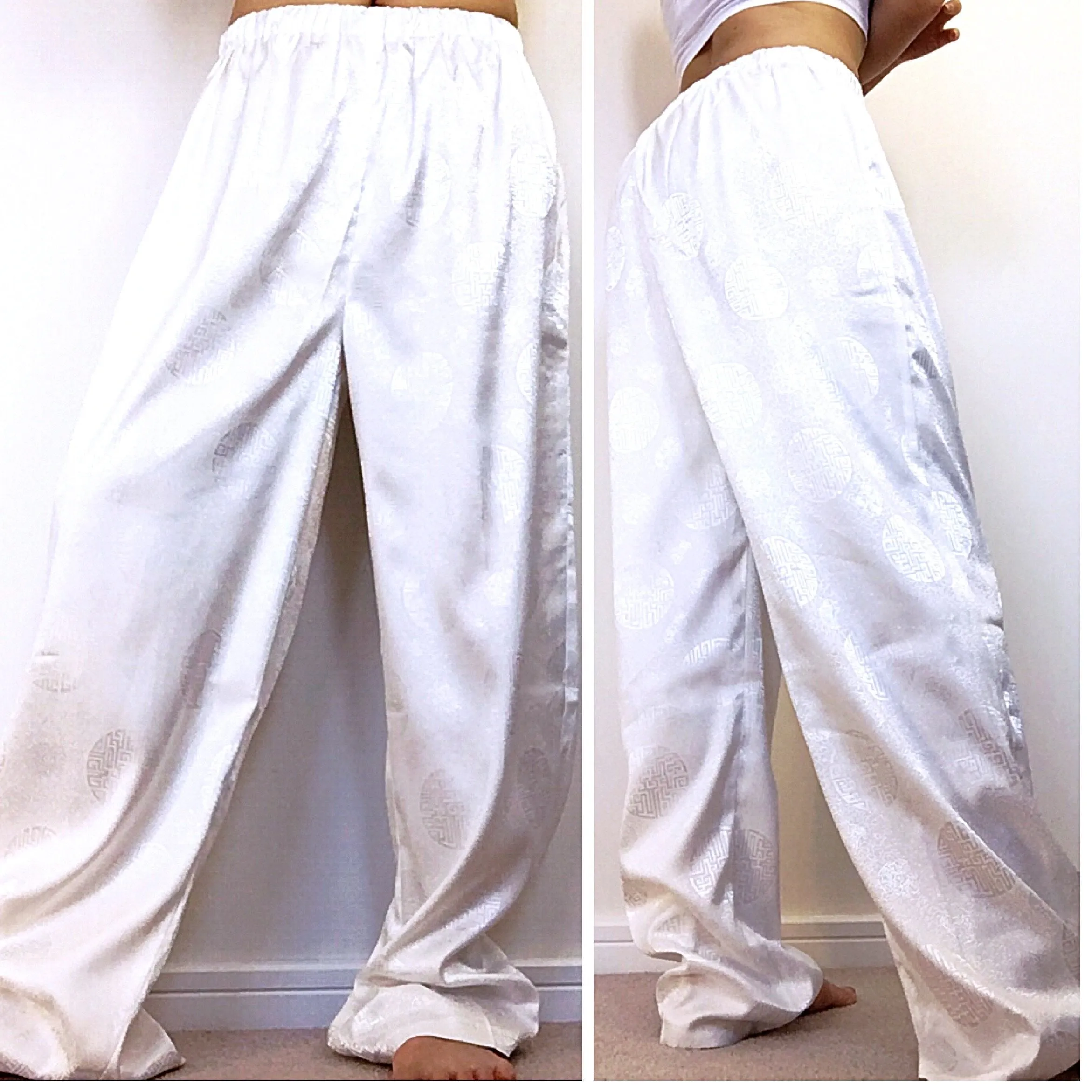 UNISEX ZEN SILK TROUSERS