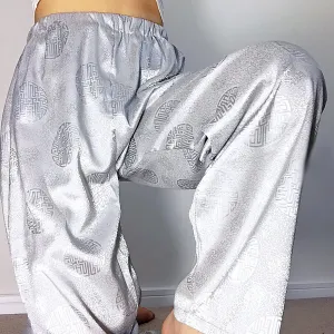 UNISEX ZEN SILK TROUSERS