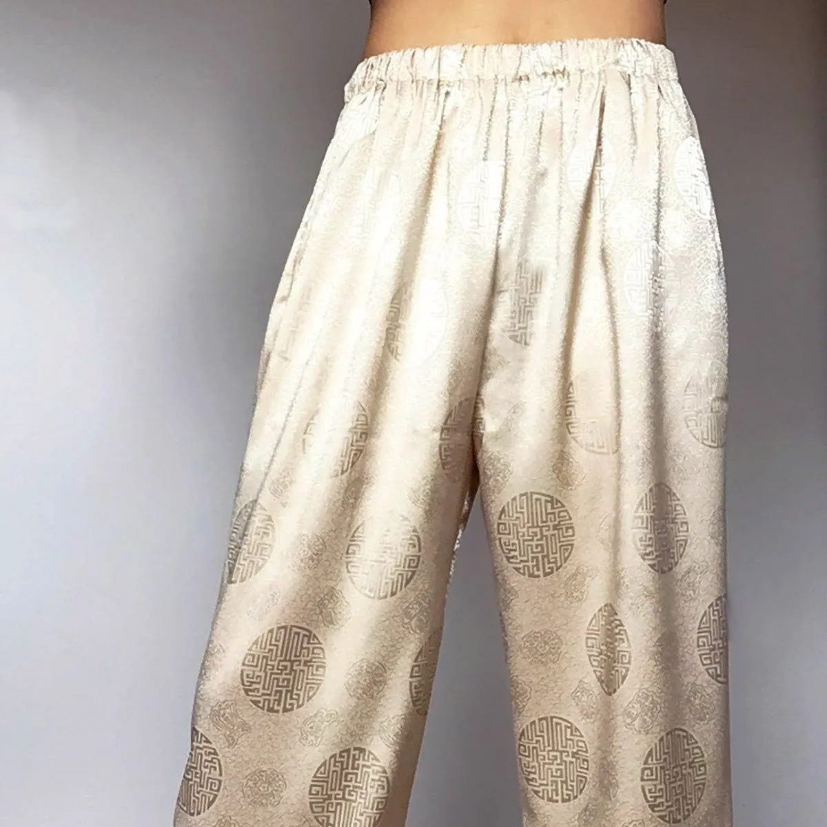 UNISEX ZEN SILK TROUSERS