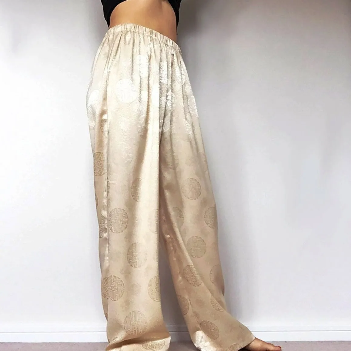 UNISEX ZEN SILK TROUSERS