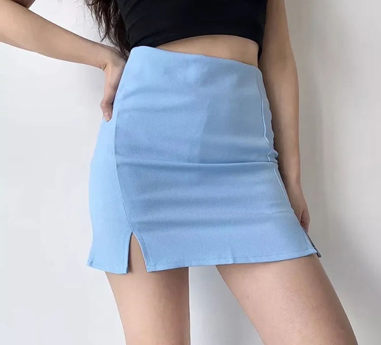 Wenkouban - Leyla Double Split Skirt