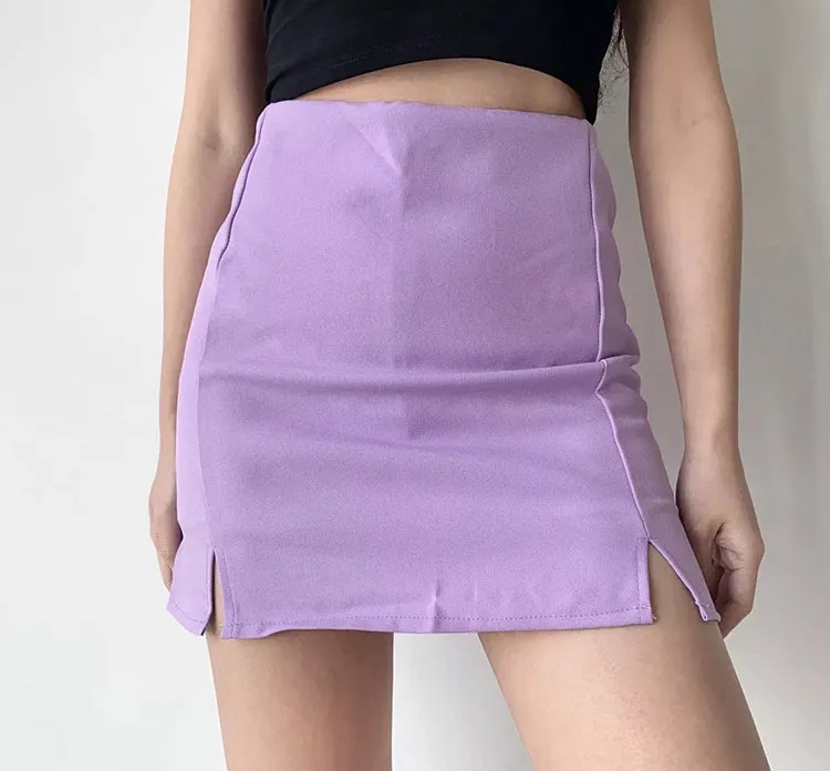 Wenkouban - Leyla Double Split Skirt